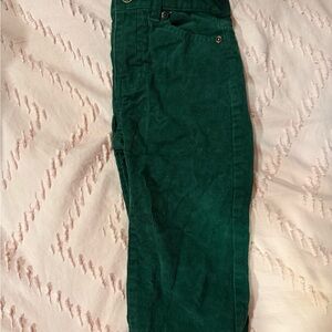 Janie and Jack Forest Green Corduroy Pants